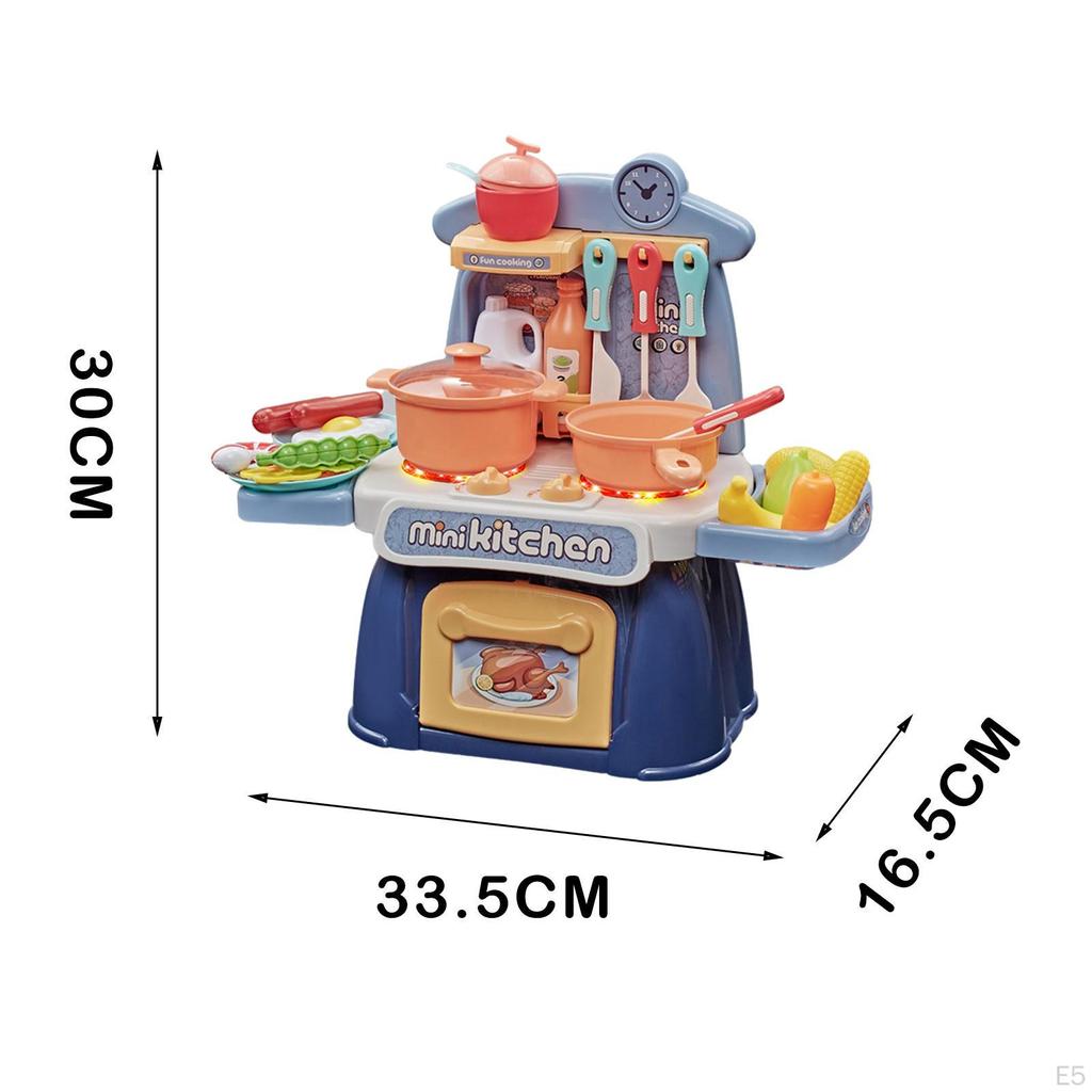 Zabawka kuchenna do zabawy w odgrywanie ról ze światłem i dźwiękiem