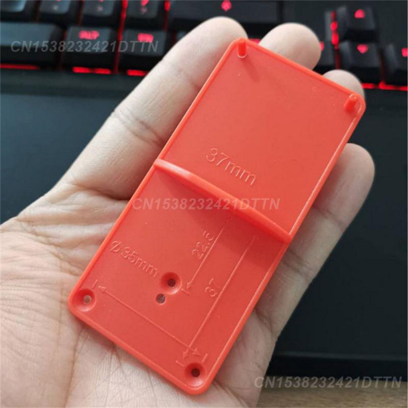 1~4 ADET Delik Delme Kılavuzu Hedeflenen Tasarım Boyutu Abs Konumlandırma Plakaları Zımba Ağaç İşleme Aleti Delme Konumlandırma Plakası