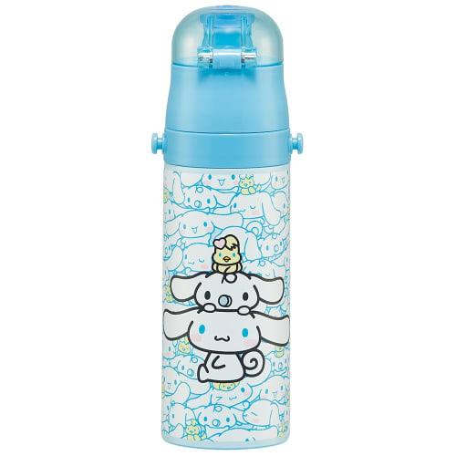 Skater Children's Stainless Steel Water Bottle Direct Drinking 470ml Cinnamoroll Ushiro Shiro Sanrio Child-friendly Lightweight Type Cold Storage Wate