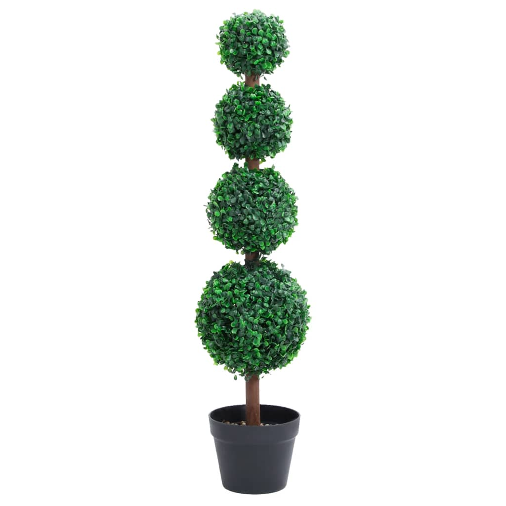 Vidaxl Sztuczny Bukszpan W Formie Kul, W Doniczce, Zielony, 90 Cm