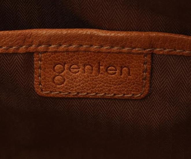 Genten Flap Shoulder Bag, Goat Basic, Camel