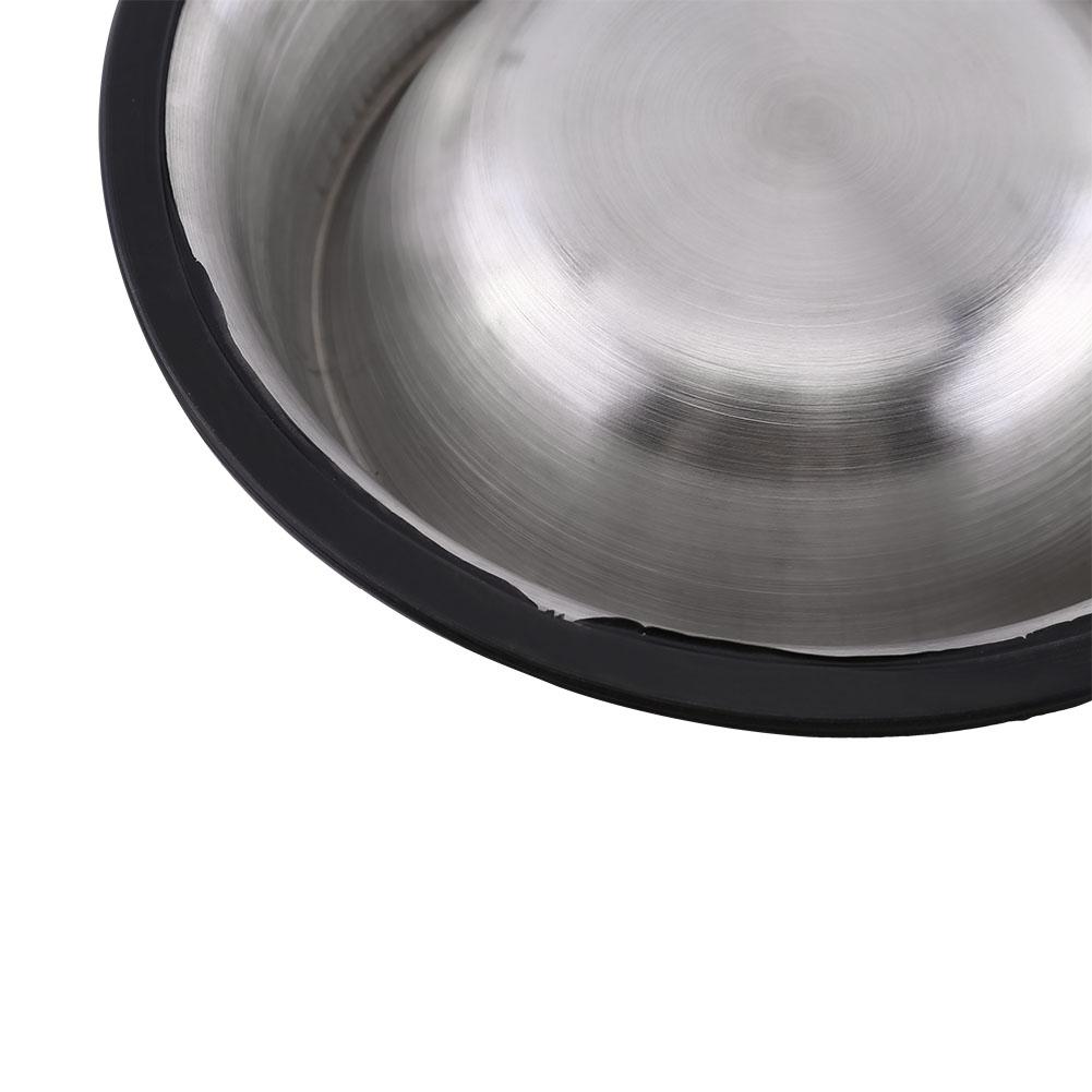 Stainless Steel Pet Dog Cat Puppy Travel Feeding Feeder Food Water Dish Holder (15cm)