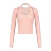 Yuibeu Modal Logo Halterneck Bolero Pink