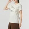 Puma Letter Logo Printed Breathable Round Neck Casual Short Sleeve T-Shirt Women T-Shirt White 626999-87