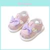 Cuddle Baby Girl Shoes For Toddler Summer Ankle Strap Synthetic Leather Cute Princess Style