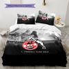 Set Copripiumino Trapuntato Köln Federa Decorazione Casa Regalo di Compleanno (1 * copripiumino + 2 * federa, senza nucleo)