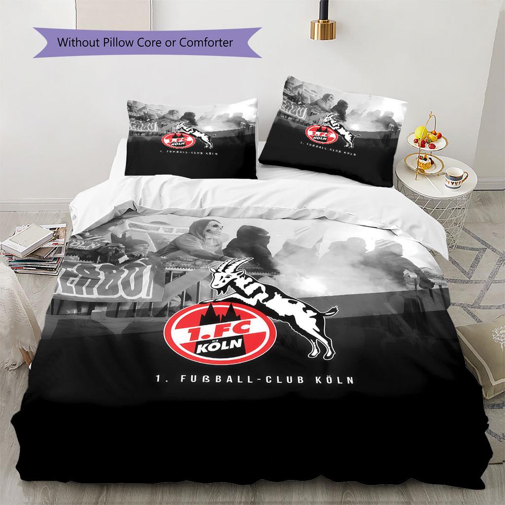 Set Copripiumino Trapuntato Köln Federa Decorazione Casa Regalo di Compleanno (1 * copripiumino + 2 * federa, senza nucleo)