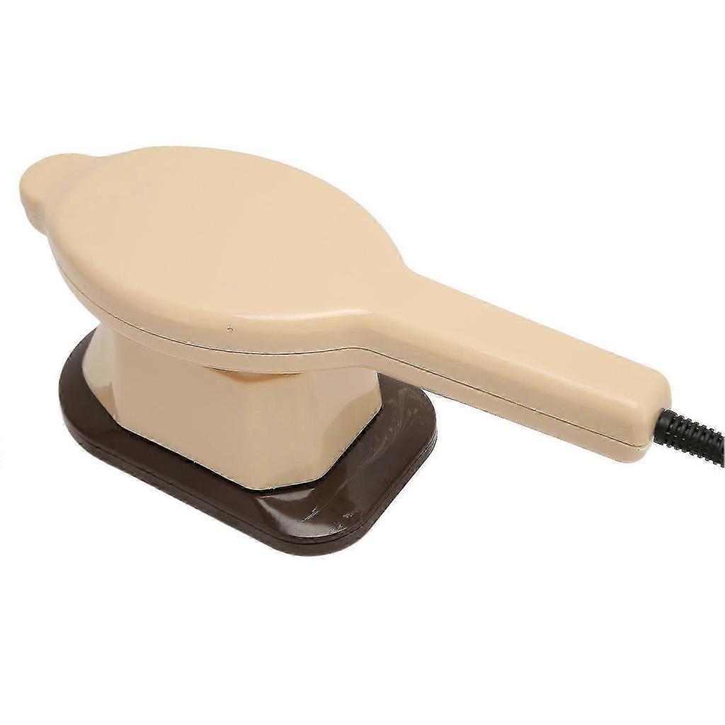 26-27 Electric Handheld Massager with 3 Massage Heads & Heating Function, Iron Shape Percussion Technology for Back, Arm, Leg, Waist, Butt - EU Plug 2