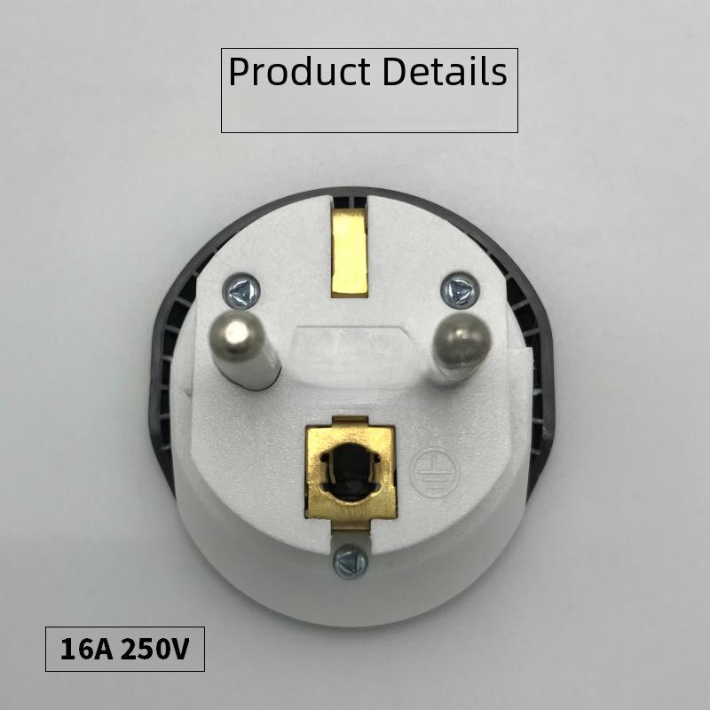 German to Korean Plug Adapter: EU, US, UK to KR Converter with Pure Copper