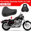 Motorcycle Front Driver Rider Pillow Solo Seat Cushion For Harley Sportster XL 883 1200 Custom XLH 1100 Roadster XLS 1983-2003