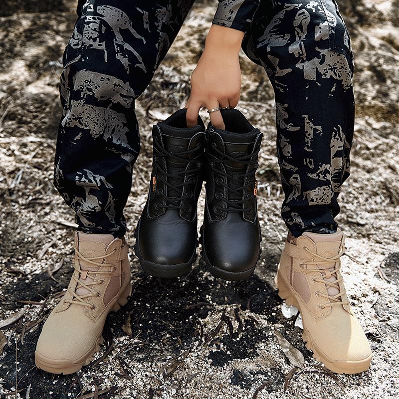 2024 Men's Outdoor Mountaineering and Hiking Touring Shoes Fashion Trend Thick Sole Durable Training Running and Sports Shoes