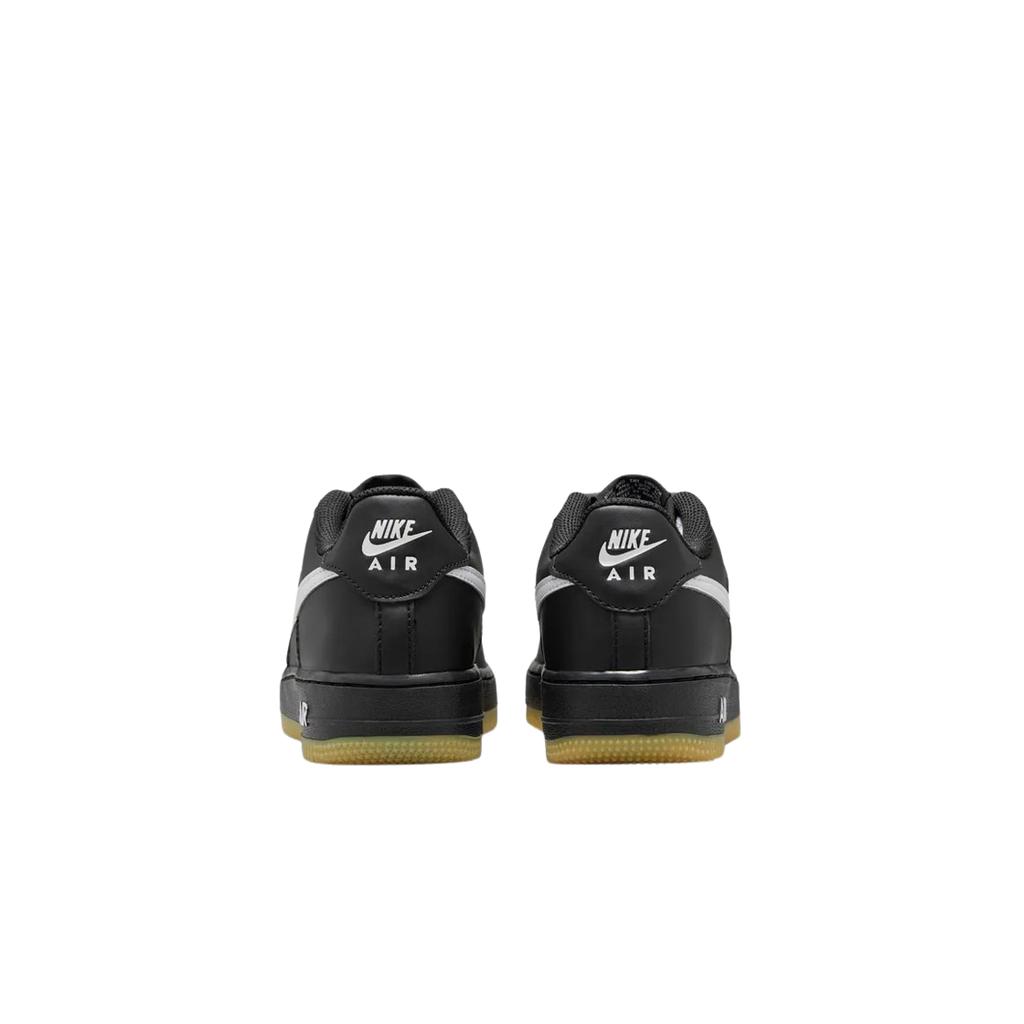 Nike Tênis Infantil Air Force 1 LV8 GS Preto Branco Borracha Marrom Claro IB8845-001