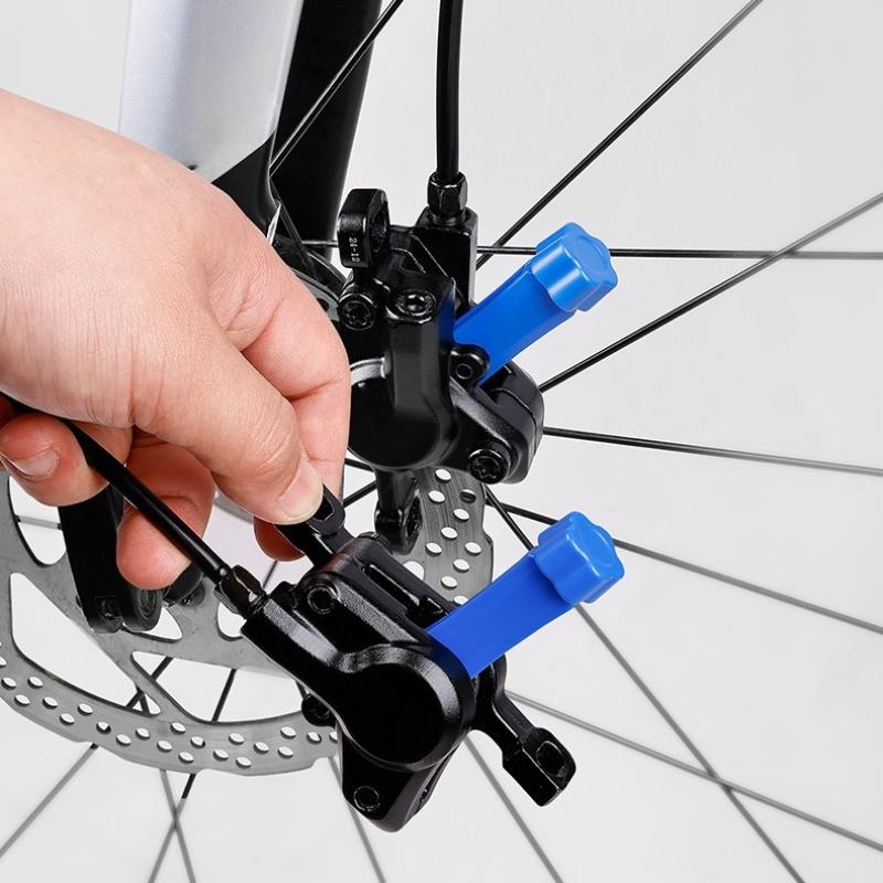 1 Set 360° drehbarer Fahrradölscheibenkolbenrücksteller Stahl Fahrradbremsbelchspreizer Werkzeug Hydraulischer Bremssattelkolbenverlängerer