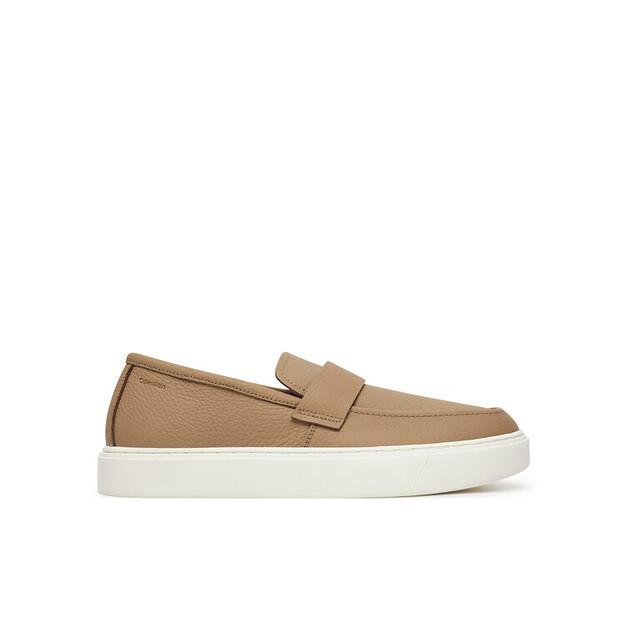 Мужские кроссовки Calvin Klein Moccasin lth unlined hm0hm01813 коричневые