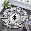 Killua Zoldyck pattern round rug,Carpet Rug for Living Room Bedroom Playroom ,Non-slip Floor Mat,Holiday Gifts and Birthday Gifts.