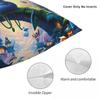 Cute Stitch Fantasy Scene Pillowcase Printed Fabric Cushion Cover Cartoon Throw Pillow Case Cover Home Square 40*40cm