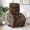 VidaXL Electric Massage Recliner, Relaxation Chair with Adjustable Backrest and Footrest, Seat of 3204636