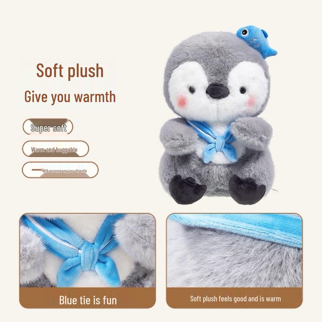 

Adorable Penguin Plush Toy - Cute Gift for Girls 25 cm