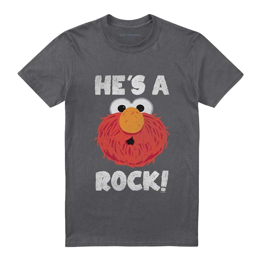 Sesame Street Unisex Adult He's A Rock T-Shirt