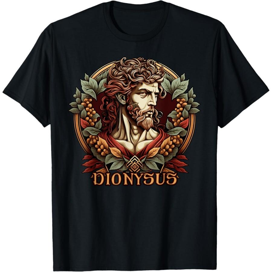 

Greek Deity Dionysus Ancient Mythology Olympian God T-Shirt S чорний