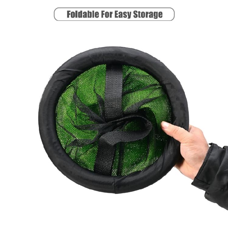 25cm/35cm Baits Storage Cage for Keep Live Fish Portable Bucket Floating Fishing Basket Fishing Net Holder Foldable