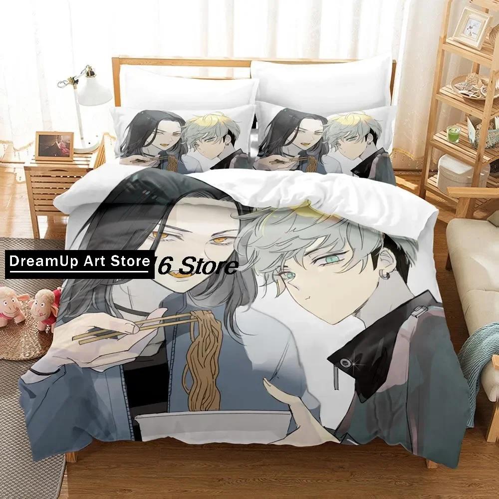 Tokyo Avenger Bedding Set Single Twin Full Queen King Size Bed Set Aldult Kid Bedroom Duvetcover Sets 3D Anime Bed Sheet Set
