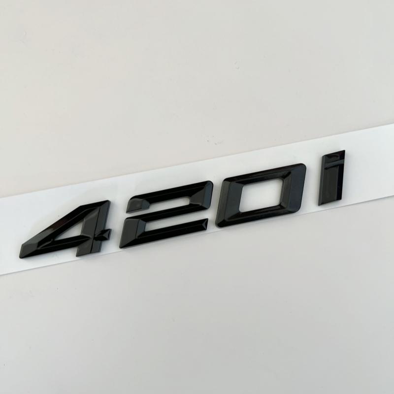 Car 3D ABS Trunk Letters Logo Badge Emblem Styling Decals Sticker For BMW 4 Series 420i 425i 428i 430i 435i 440i F30 F32 F33 F36