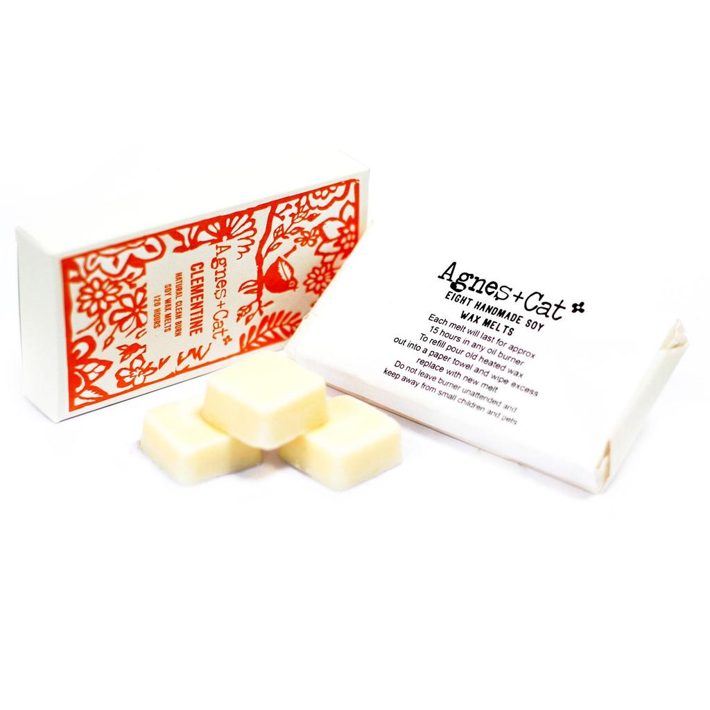Agnes + Cat Box of 8 Wax Melts – Clementine