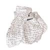 Spring/Summer Korean Style High Waist Floral White Wide-Leg Denim Pants for Women
