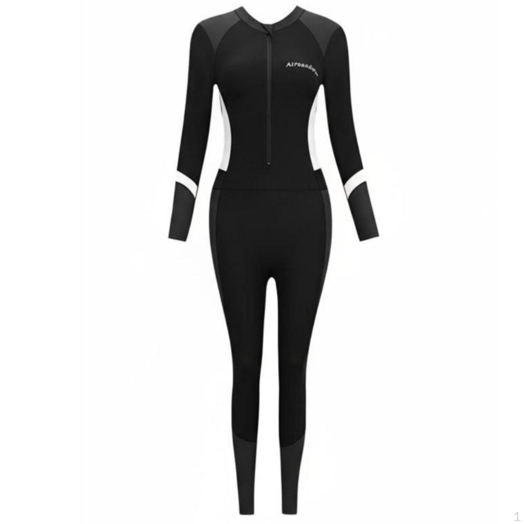 Women's Wetsuit, Full Figure Rash Guard, Long Sleeve singlePiece Swimsuit, UPF50+ Sun