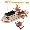 Students DIY Paddle Wheel Ship Assembling Model Remote Control Educational Toys Material Kits Kids Educational Toys