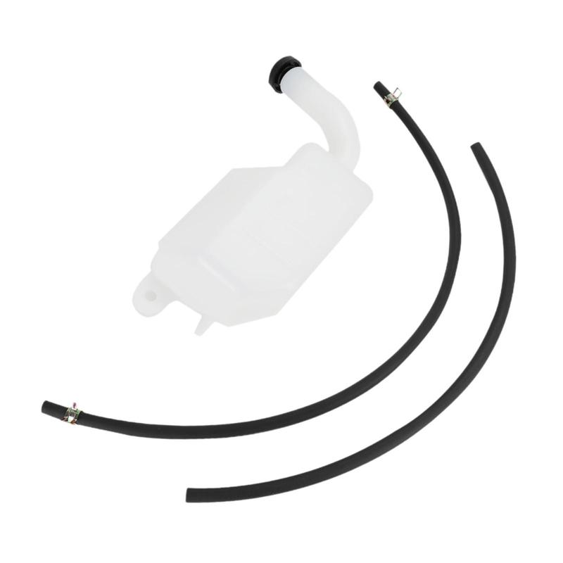 ATV Coolant Radiator Reservoir Tank Expansion Tank Accessories Repair Parts Coolant Bottle with Oil Hose for Ltz400
