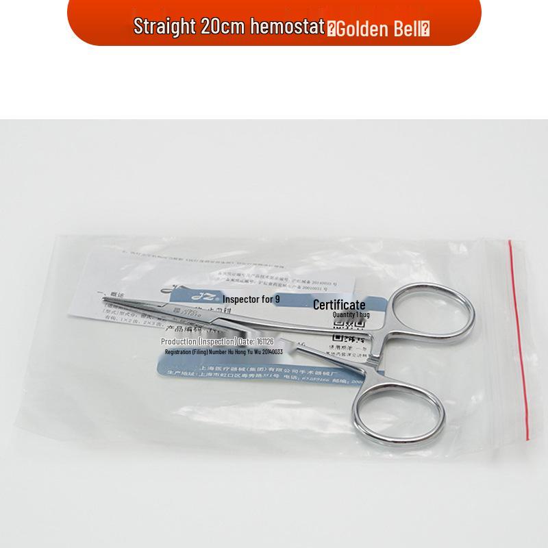 Stainless Steel Hemostatic Forceps - Straight/Curved Head, Surgical/Vascular Use, In Stock