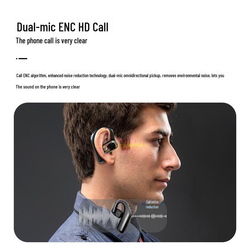 Masentek A107 Kabelloses Bluetooth-Headset mit offenem Ohr