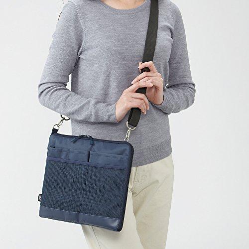 LIHIT LAB Bag-in-Bag A4 Horizontal Black A7681-24