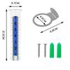 Large Capacity with Mounting Bracket Garden Lawn Patio Fence Rain Gauge