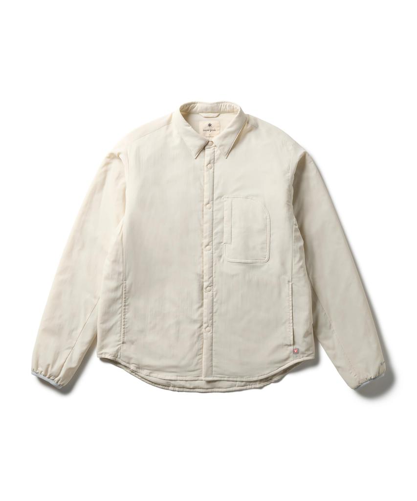 Flexible Insulated Shirt Tops Shirt Long Sleeve Padded ECRU M [Snow Peak] SH-26SU001 Men's Women's