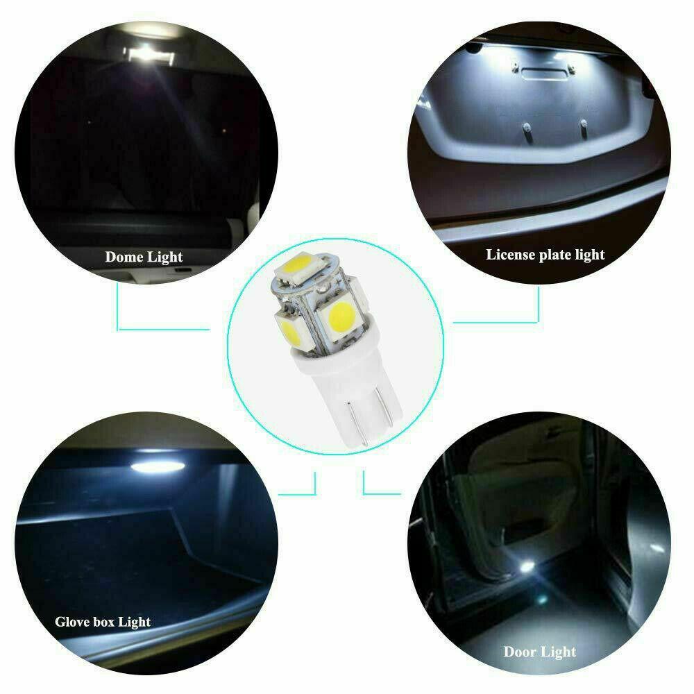 Car LED Combination Set 20PCS Roof Light T10 Width Indicator Light, Double Tip Reading Light, License Plate Light Indoor Light