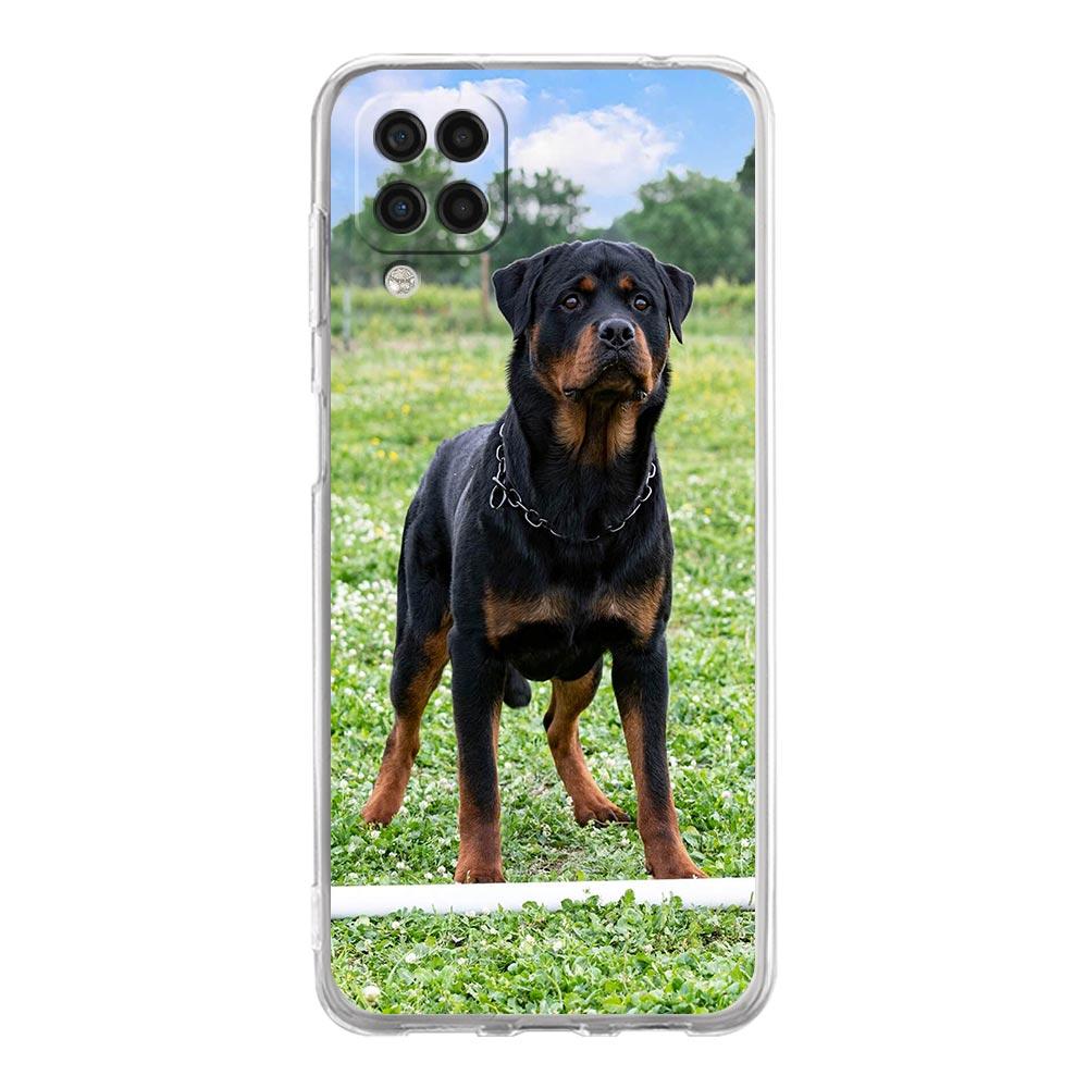 Rottweiler Dog Phone Case For Samsung Galaxy A51 A71 A21S A12 A11 A31 A41 A01 A03S A22 A13 A33 A73 A53 A52 A32 5G A23 Soft Cover