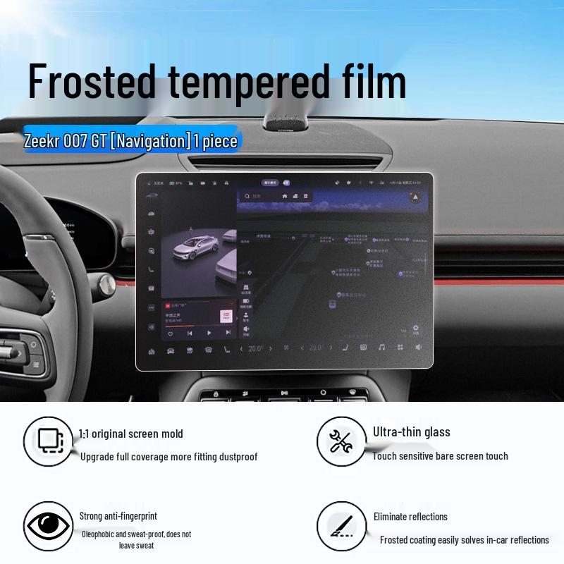 Zeekr 007 GT Tempered Screen and Dashboard Navigation Protective Film