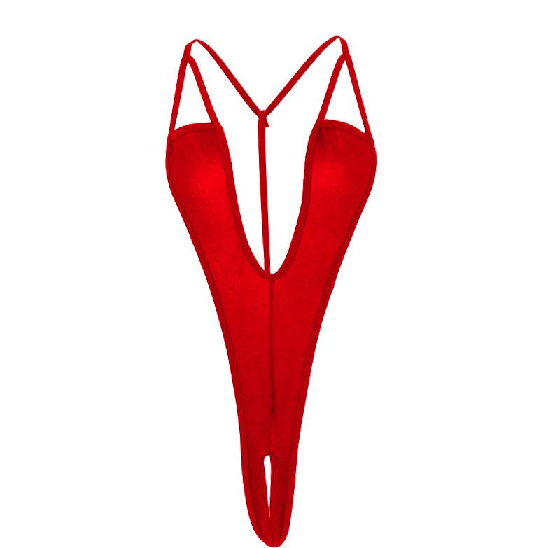 New cross-border sexy lingerie swimsuit for women one-piece with three-point hollow back bodysuitGood product