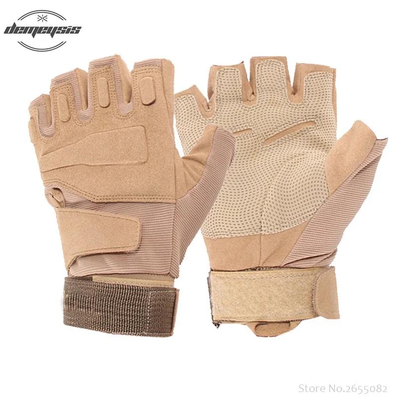 Full Finger Gloves Outdoor Sports Bicycle Antiskid Gloves Paintball Shooting Airsoft Cycling Half Glove