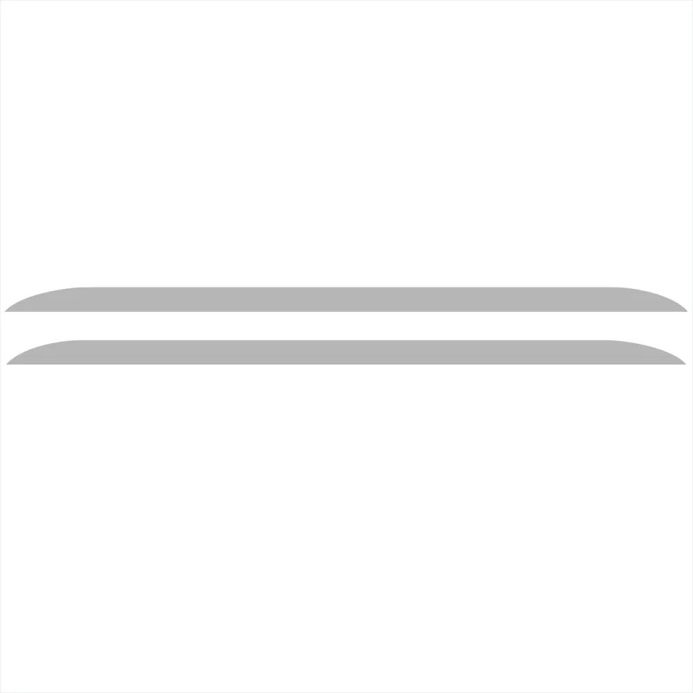 2PCS Fashion Racing Stripes Car Sticker for Kia Picanto Morning Creative Side Skirts Vinyl Decals Decorative Door Decal