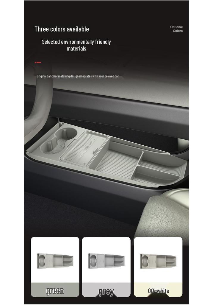 Eco-Friendly Storage Box for 26 Chery QQ3EV Models - Center Console Glasses and Car Accessory Organizer