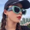 New fashion polygonal sunglasses female European and American ins Internet celebrity street sunglasses YK fashion sunglasses
