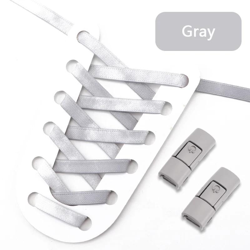 Rainbow Press Lock Shoelaces No Tie Shoe Laces Without Ties Elastic Laces Sneaker Flat Shoelace for Shoes Adults Kids