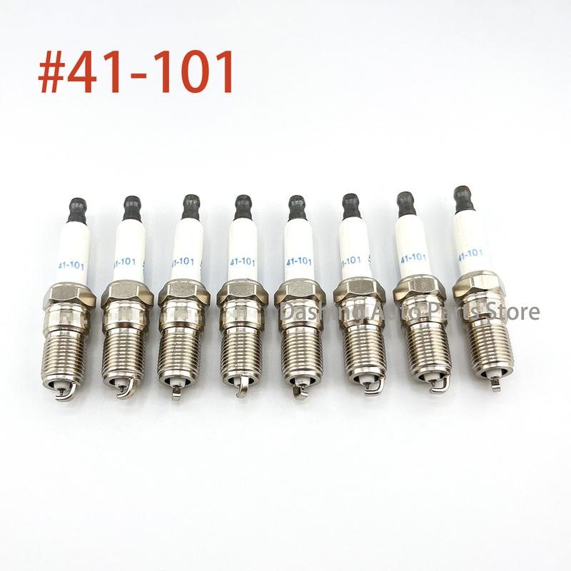 8Pcs 41-101 12568387 Iridium spark plug For Chevrolet Buick Regal Century GL8 41101 Oil engine ignition spark plug