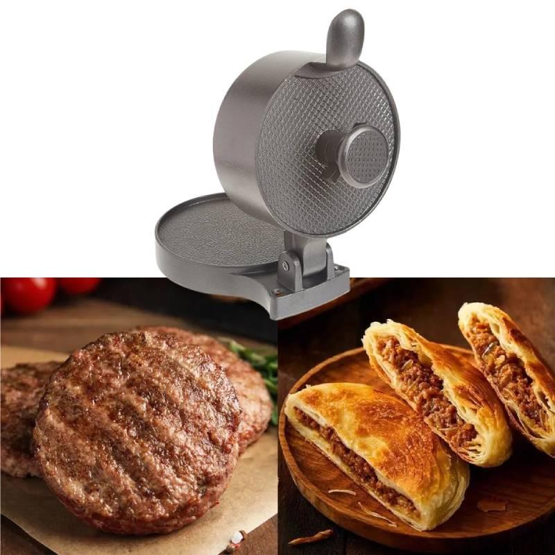 Універсальний ручний прес для бургерів Малий алюмінієвий сплав Регульований інструмент для формування м'яса Для вишуканих котлет