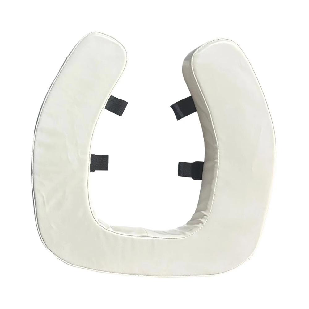 Моющийся U-образный подъемник для сиденья унитаза Толстая мягкая накладка на сиденье унитаза Аксессуары для сиденья унитаза White PU