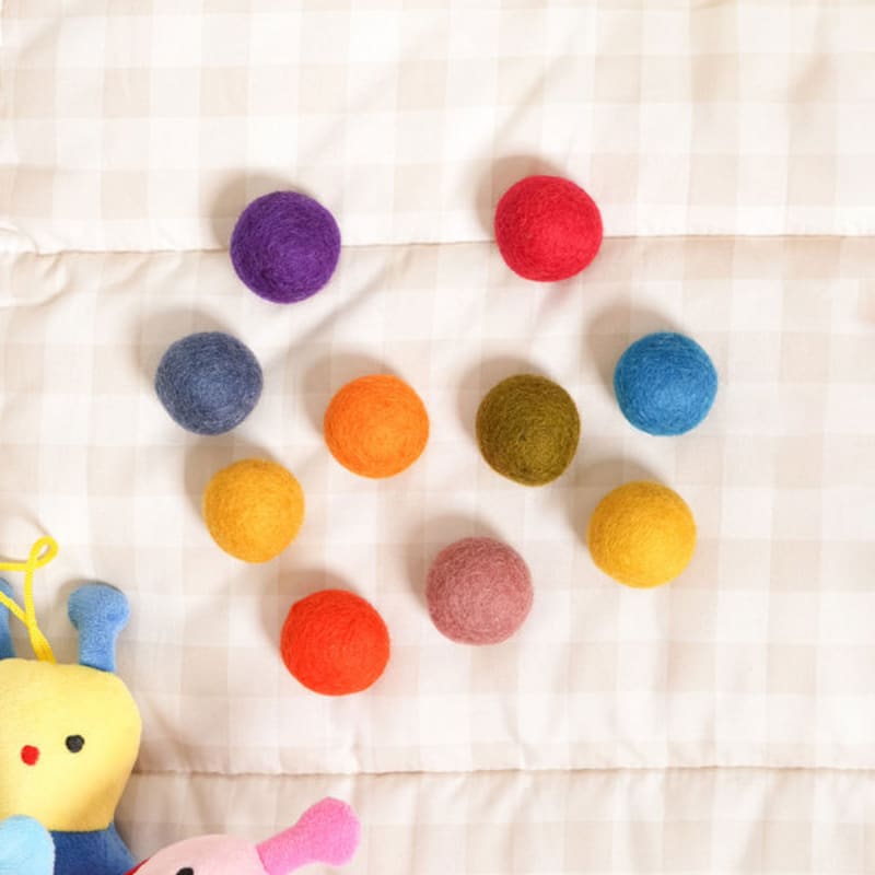 [Pet] Kediler İçin Yün Topu (3 Cm) (5P)